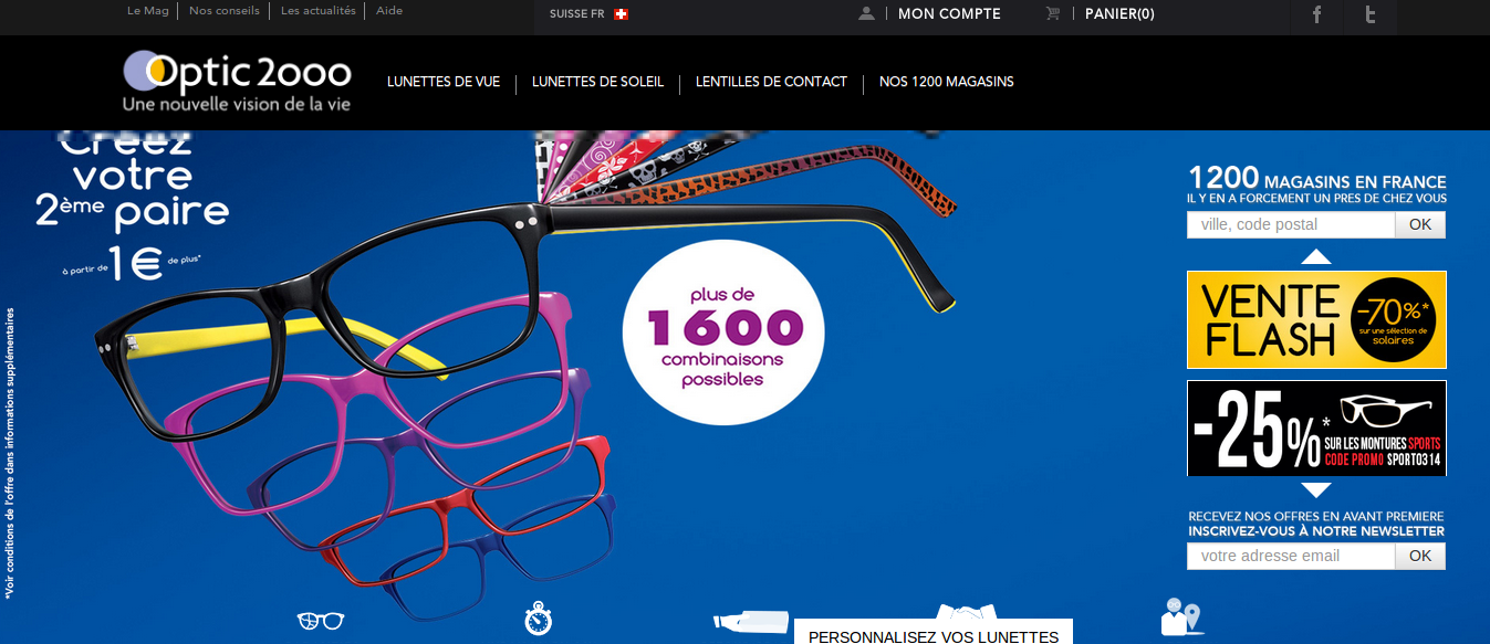 Coupon de réduction Optic 2000