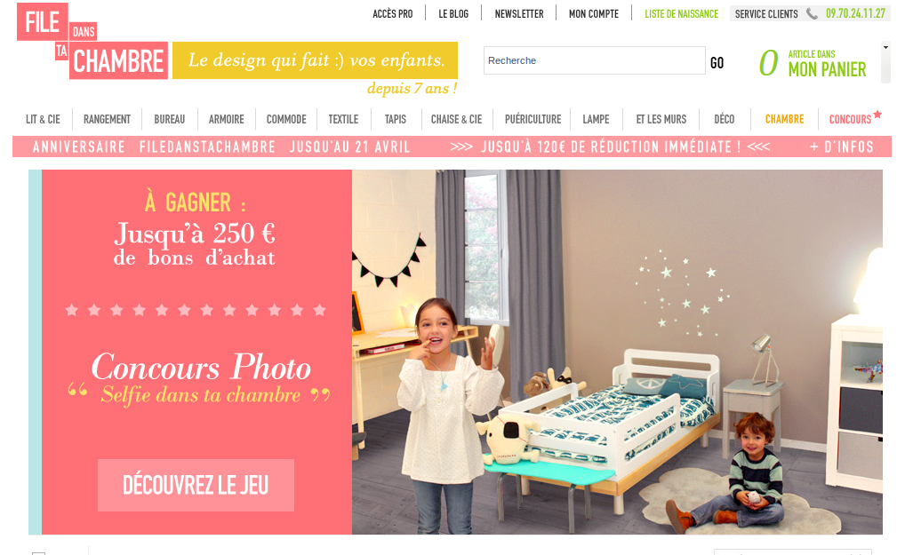 Code promotionnel File dans ta Chambre