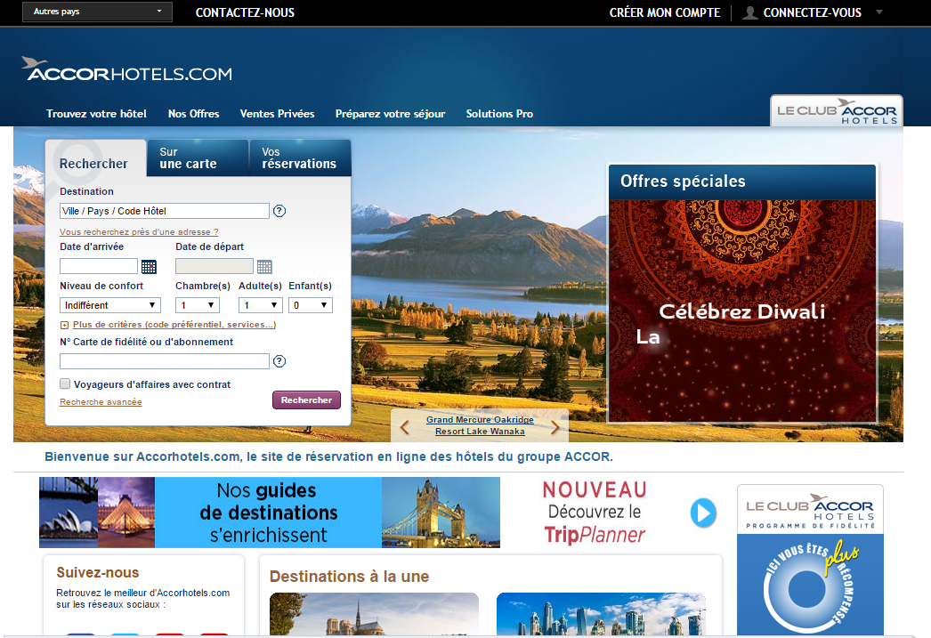Offre Accor Hotels
