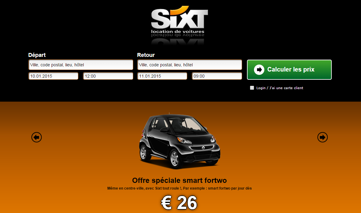 Offre Sixt