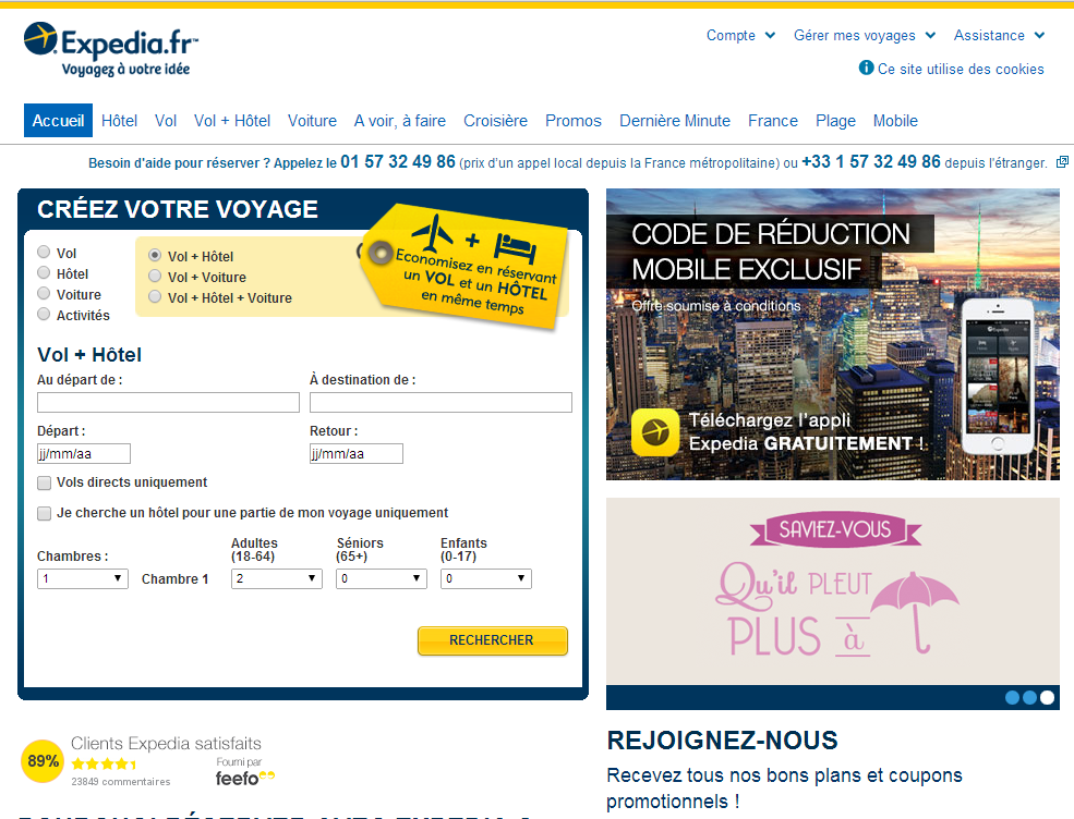 Offre Expedia
