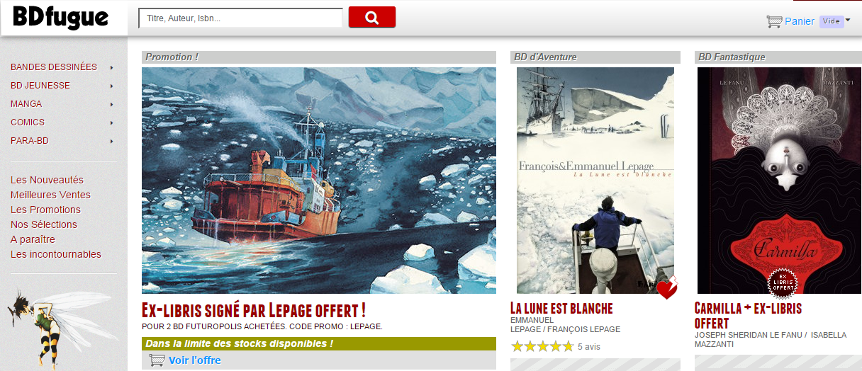 Offre BD Fugue