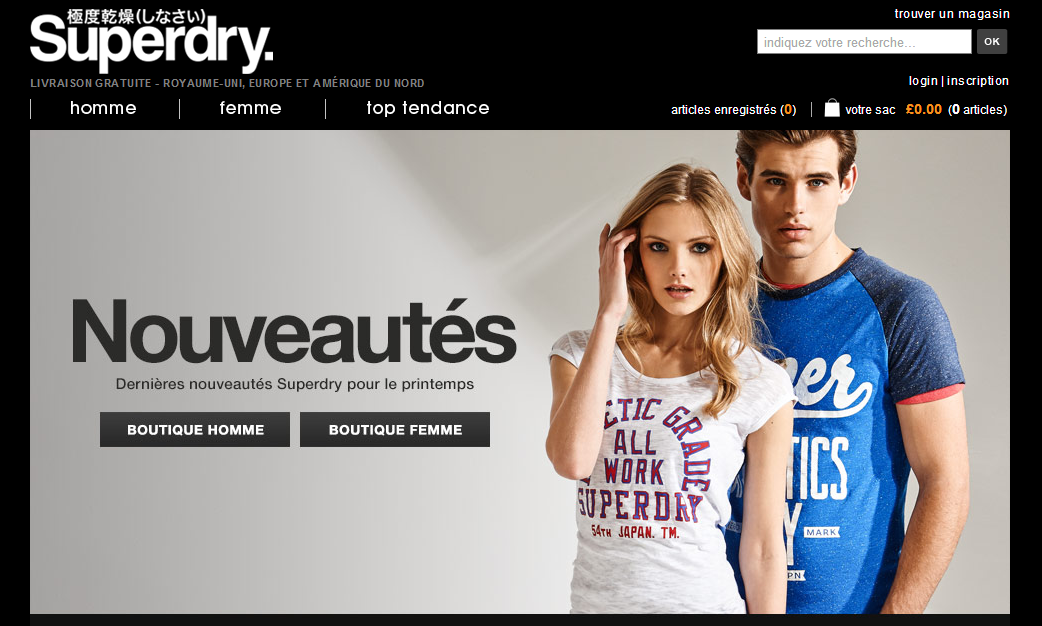 Offre Superdry