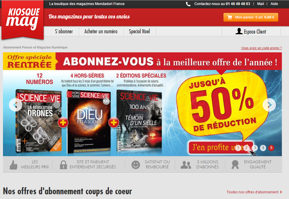 Code promotionnel Kiosque Mag