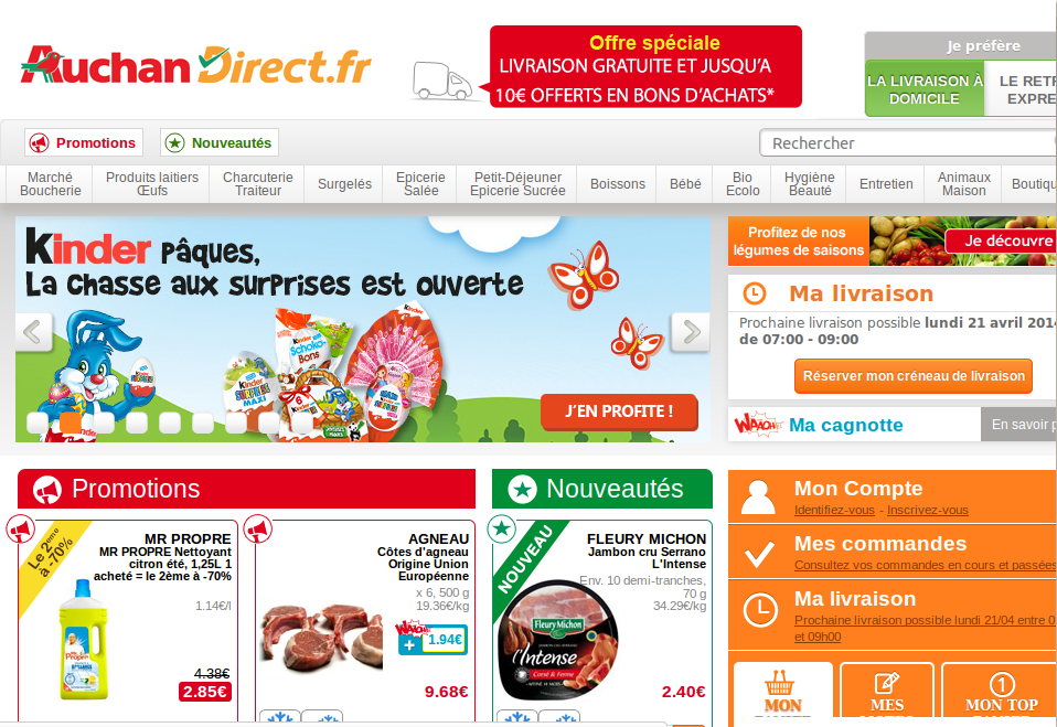 Code Auchan Direct