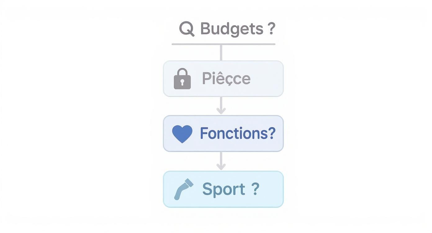 Infographic about montre connectée bon rapport qualité prix
