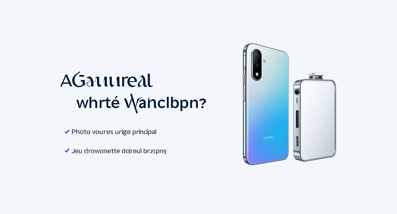 Infographic about comment choisir smartphone