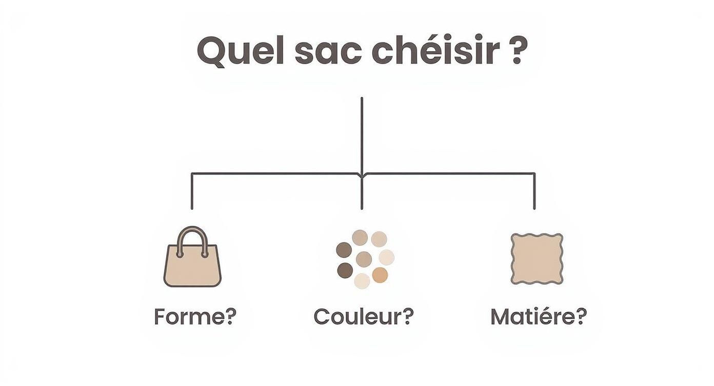 Infographic about sacs à main tendance