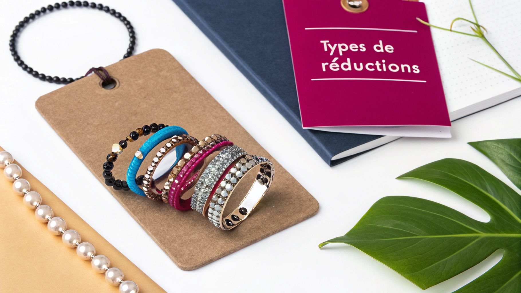 Des bijoux Hipanema colorés exposés