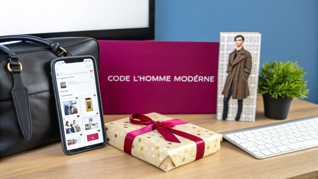 Guide pour utiliser un code promo l'homme moderne