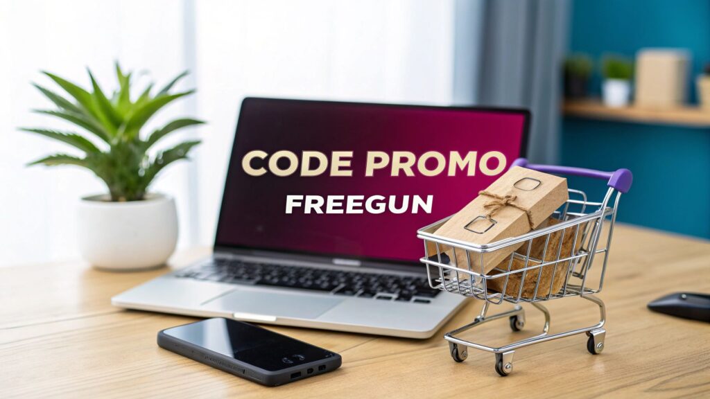 Guide pour utiliser un code promo freegun et économiser