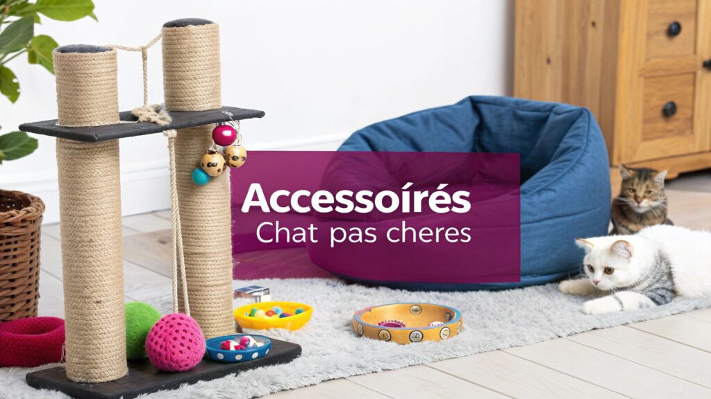 Accessoires chat pas cher pour un félin comblé